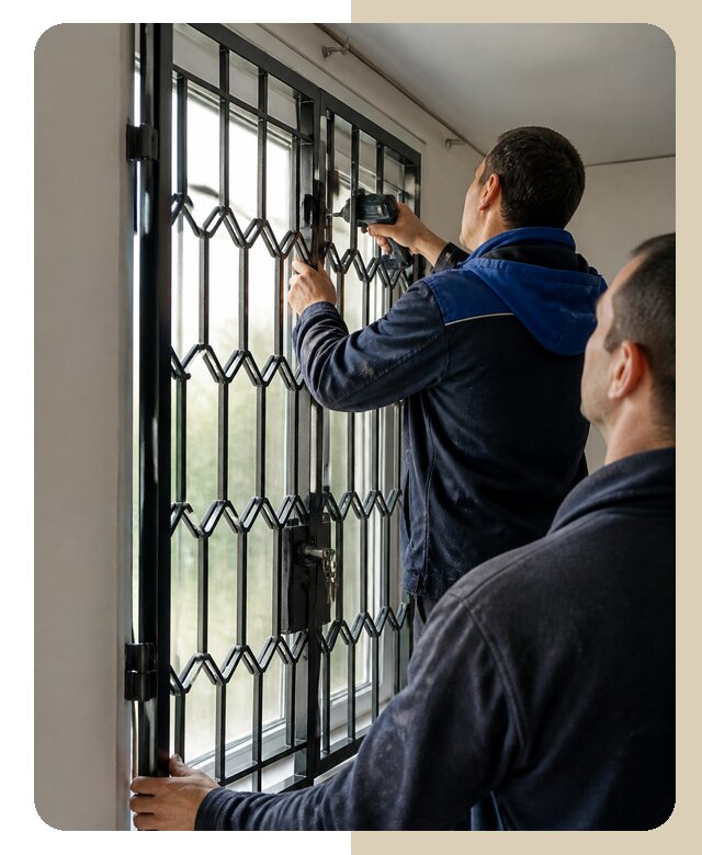 Установка распашных решеток в Гусе-Хрустальном цена от 6954 р. | ДвериЛегко-Гсь