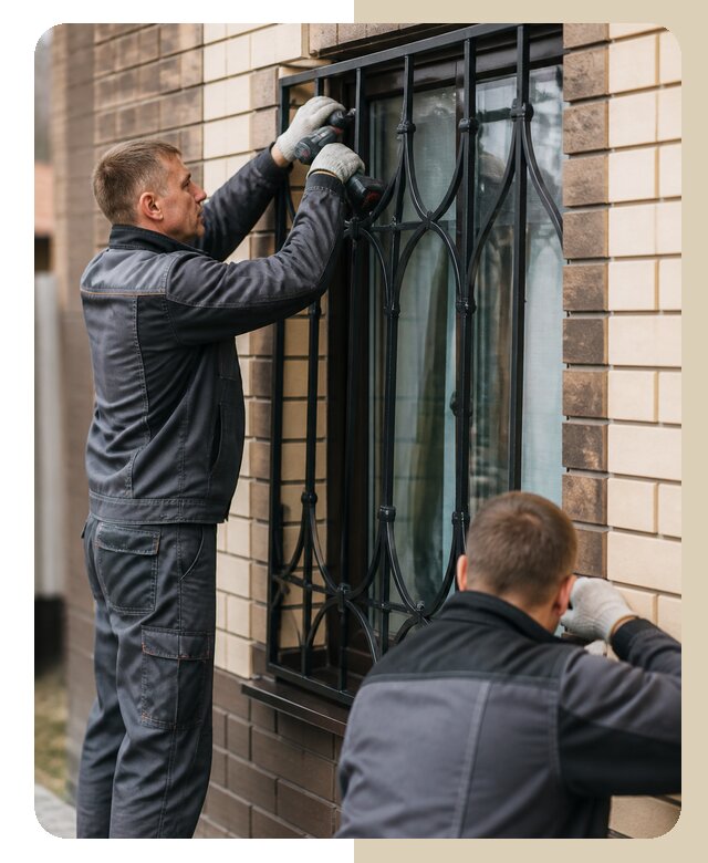 Установка решеток в дом в Гусе-Хрустальном по цене от 3744 р. | ДвериЛегко-Гсь